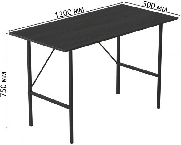 Стіл письмовий Line Тайм Ferrum-decor 750x1200x500 Чорний метал ДСП Сосна Кембра 16 мм (FRD-104880) Стіл письмовий Line Тайм Ferrum-decor 750x1200x500 Чорний метал ДСП Сосна Кембра 16 мм (FRD-104880)