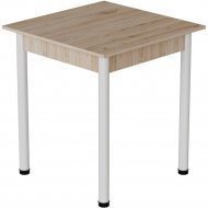 Стіл кухонний Ferrum-decor Агата 75x70x70 Білий ДСП Сан-Марино 16мм (FRD-105633) Стіл кухонний Ferrum-decor Агата 75x70x70 Білий ДСП Сан-Марино 16мм (FRD-105633)