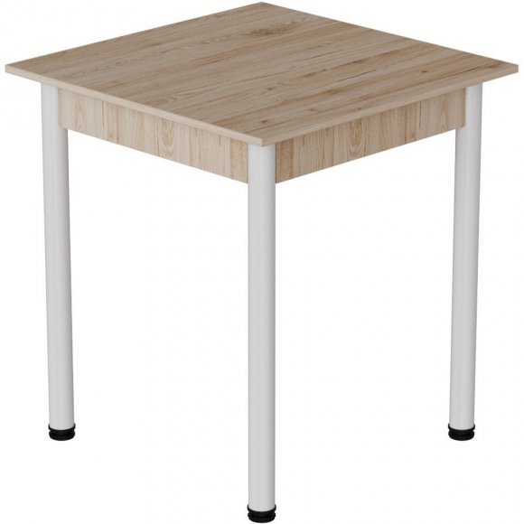 Стіл кухонний Ferrum-decor Агата 75x70x70 Білий ДСП Сан-Марино 16мм (FRD-105633)