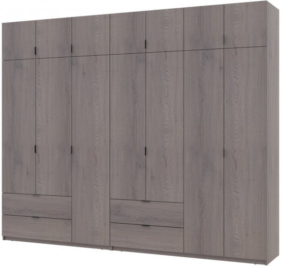 Комплект шаф для одягу Doros Лукас (2 шт.) 295х50х240 см Канноло (DRS-011854) Комплект шаф для одягу Doros Лукас (2 шт.) 295х50х240 см Канноло (DRS-011854)