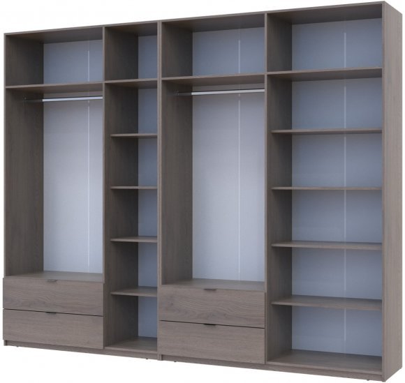 Комплект шаф для одягу Doros Лукас (2 шт.) 295х50х240 см Канноло (DRS-011854) Комплект шаф для одягу Doros Лукас (2 шт.) 295х50х240 см Канноло (DRS-011854)