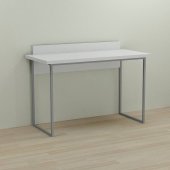 Письмовий стіл Ferrum-decor Скай 76x100x70 сірий ДСП Біле 32мм (FRD-101566) Письмовий стіл Ferrum-decor Скай 76x100x70 сірий ДСП Біле 32мм (FRD-101566)