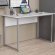 Письмовий стіл Ferrum-decor Коді 75x120x70 сірий ДСП Біле 16мм (FRD-101691)