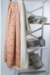 Плед мікроплюш Kilim orange 130х170 см 2000022193023