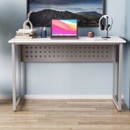 Письмовий стіл Ferrum-decor Майк 75x140x70 сірий ДСП Біле 16мм (FRD-101817)