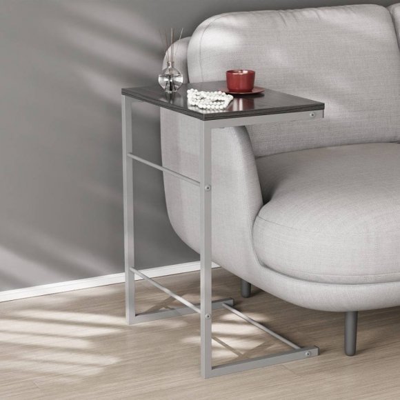 Столик приставний Террі Ferrum-decor 650x440x330 Сірий метал ДСП Сосна Кембра 16 мм (FRD-104664)