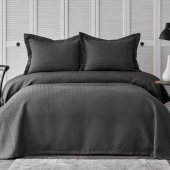 Покривало з наволочками Charm bold antrasit антрацит 160х240 см євро svt-2000022285582