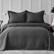Покривало з наволочками Charm bold antrasit антрацит 160х240 см євро svt-2000022285582 Покривало з наволочками Charm bold antrasit антрацит 160х240 см євро svt-2000022285582