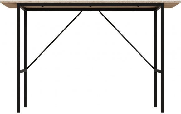 Стіл письмовий Line Тайм Ferrum-decor 750x1200x500 Чорний метал ДСП Дуб Сонома 16 мм (FRD-104881)