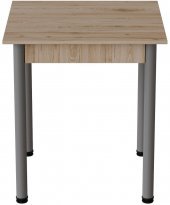 Стіл кухонний Ferrum-decor Агата 75x70x70 Сірий ДСП Сан-Марино 16мм (FRD-105634)