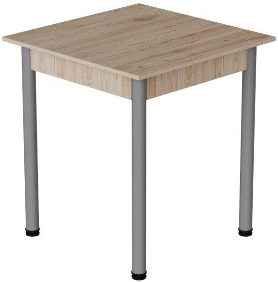 Стіл кухонний Ferrum-decor Агата 75x70x70 Сірий ДСП Сан-Марино 16мм (FRD-105634)