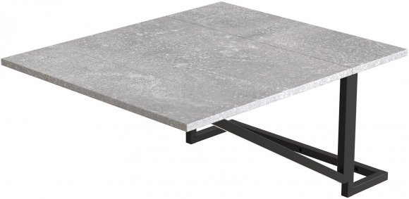 Стіл розкладний Олександр 7 Ferrum-decor 750x600x700 Чорний метал ДСП Бетон 16 мм (FRD-104898) Стіл розкладний Олександр 7 Ferrum-decor 750x600x700 Чорний метал ДСП Бетон 16 мм (FRD-104898)