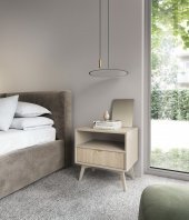 Тумба приліжкова Perfect Home Форест / Forest S54 з 1 шухлядою Беж пісочний/ялиця сканді (PFH-091486) Тумба приліжкова Perfect Home Форест / Forest S54 з 1 шухлядою Беж пісочний/ялиця сканді (PFH-091486)