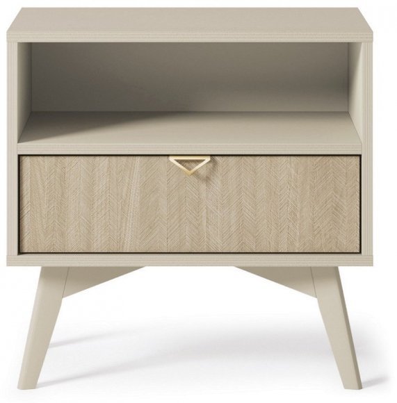 Тумба приліжкова Perfect Home Форест / Forest S54 з 1 шухлядою Беж пісочний/ялиця сканді (PFH-091486)