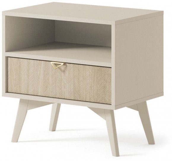 Тумба приліжкова Perfect Home Форест / Forest S54 з 1 шухлядою Беж пісочний/ялиця сканді (PFH-091486)