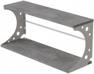 Настінна полиця Ferrum-decor Букін 330x500x240 метал Білий ДСП Бетон 16 мм (FRD-102855) Настінна полиця Ferrum-decor Букін 330x500x240 метал Білий ДСП Бетон 16 мм (FRD-102855)