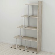 Етажерка Ferrum-decor Стелла 1600x1020x300 Білий метал ДСП Дуб Сонома (FRD-103469) Етажерка Ferrum-decor Стелла 1600x1020x300 Білий метал ДСП Дуб Сонома (FRD-103469)