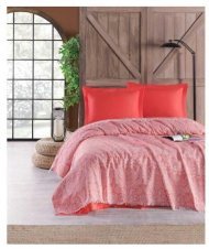 Покривало Naturel Porto coral коралловий 240х260 см svt-2000022250801 Покривало Naturel Porto coral коралловий 240х260 см svt-2000022250801