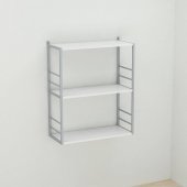 Книжкова полиця універсальна Ferrum-decor Стім 2 74x63x26 сірий ДСП Біле 16мм (FRD-104115) Книжкова полиця універсальна Ferrum-decor Стім 2 74x63x26 сірий ДСП Біле 16мм (FRD-104115)