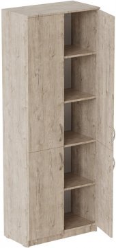 Шафа Анжело Ferrum-decor на 5 полиць із 4 дверима 1900x700x380 ДСП Дуб Сан-Марино 16 мм (FRD-105038)