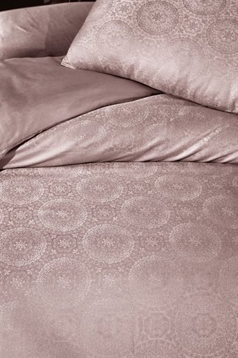 Постільний комплект 200х220 см Deluxe Jacquard Sateen Valeria капучіно Постільний комплект 200х220 см Deluxe Jacquard Sateen Valeria капучіно