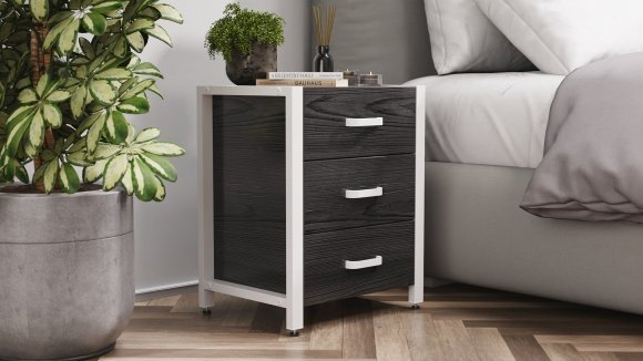 Тумба універсальна Ferrum-decor Вів'єн 3 50x41x40 білий ДСП Сосна Кембра 16мм (FRD-104195) Тумба універсальна Ferrum-decor Вів'єн 3 50x41x40 білий ДСП Сосна Кембра 16мм (FRD-104195)