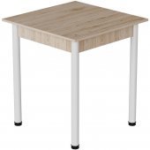 Стіл кухонний Ferrum-decor Агата 75x80x80 Білий ДСП Сан-Марино 16мм (FRD-105635)