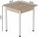 Стіл кухонний Ferrum-decor Агата 75x80x80 Білий ДСП Сан-Марино 16мм (FRD-105635)
