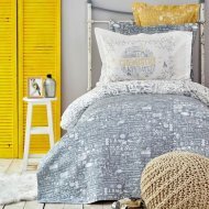 Постільна білизна з покривалом Chemist gri сірий ранфорс підліткова svt-2000022284684 Постільна білизна з покривалом Chemist gri сірий ранфорс підліткова svt-2000022284684