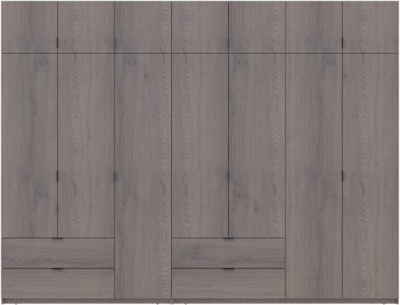 Комплект шаф для одягу Doros Лукас (2 шт.) 315х50х240 см Канноло (DRS-011856)