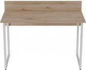 Комп'ютерний стіл Ferrum-decor Скай 75x100x60 білий ДСП Дуб Сан-Марино 32мм (FRD-101069)
