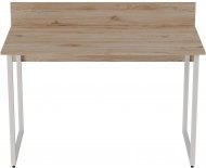 Комп'ютерний стіл Ferrum-decor Скай 75x100x60 білий ДСП Дуб Сан-Марино 32мм (FRD-101069)