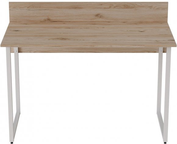 Комп'ютерний стіл Ferrum-decor Скай 75x100x60 білий ДСП Дуб Сан-Марино 32мм (FRD-101069)