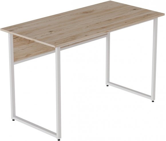 Комп'ютерний стіл Ferrum-decor Коді 75x120x60 білий ДСП Дуб Сан-Марино 16мм (FRD-101194)