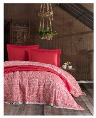 Покривало Naturel Porto kirmizi червоний 240х260 см svt-2000022250818 Покривало Naturel Porto kirmizi червоний 240х260 см svt-2000022250818