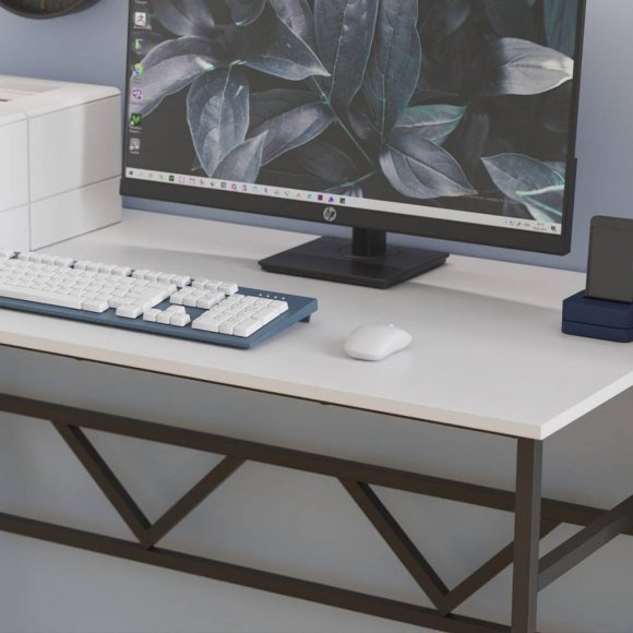 Письмовий стіл Ferrum-decor Раян 75x140x70 чорний ДСП Біле 16мм (FRD-103721)
