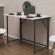 Стіл розкладний Моріс Ferrum-decor 750x1000x600 Чорний метал ДСП Бетон 16 мм (FRD-104675)