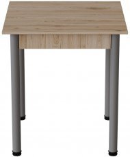 Стіл кухонний Ferrum-decor Агата 75x80x80 Сірий ДСП Сан-Марино 16мм (FRD-105636)