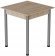 Стіл кухонний Ferrum-decor Агата 75x80x80 Сірий ДСП Сан-Марино 16мм (FRD-105636)