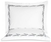 Постільна білизна сатин Florida lacivert-gri синій-сірий євро svt-2000022291897