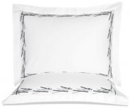 Постільна білизна сатин Florida lacivert-gri синій-сірий євро svt-2000022291897