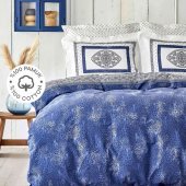 Постільна білизна ранфорс Dante mavi блакитний євро svt-2000022298353 Постільна білизна ранфорс Dante mavi блакитний євро svt-2000022298353