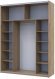 Шафа купе Doros G-Caiser Дуб Евок 1 ДСП / 1 зеркало 180х60х240 (DRS-011578) Шафа купе Doros G-Caiser Дуб Евок 1 ДСП / 1 зеркало 180х60х240 (DRS-011578)