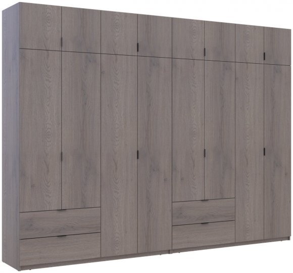 Комплект шаф для одягу Doros Лукас (2 шт.) 320х50х240 см Канноло (DRS-011857) Комплект шаф для одягу Doros Лукас (2 шт.) 320х50х240 см Канноло (DRS-011857)