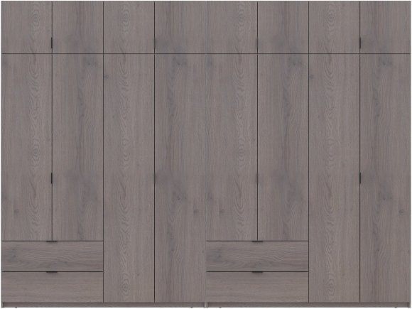 Комплект шаф для одягу Doros Лукас (2 шт.) 320х50х240 см Канноло (DRS-011857) Комплект шаф для одягу Doros Лукас (2 шт.) 320х50х240 см Канноло (DRS-011857)