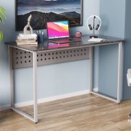 Комп'ютерний стіл Ferrum-decor Майк 75x140x70 сірий ДСП Сосна Кембра 16мм (FRD-101821)